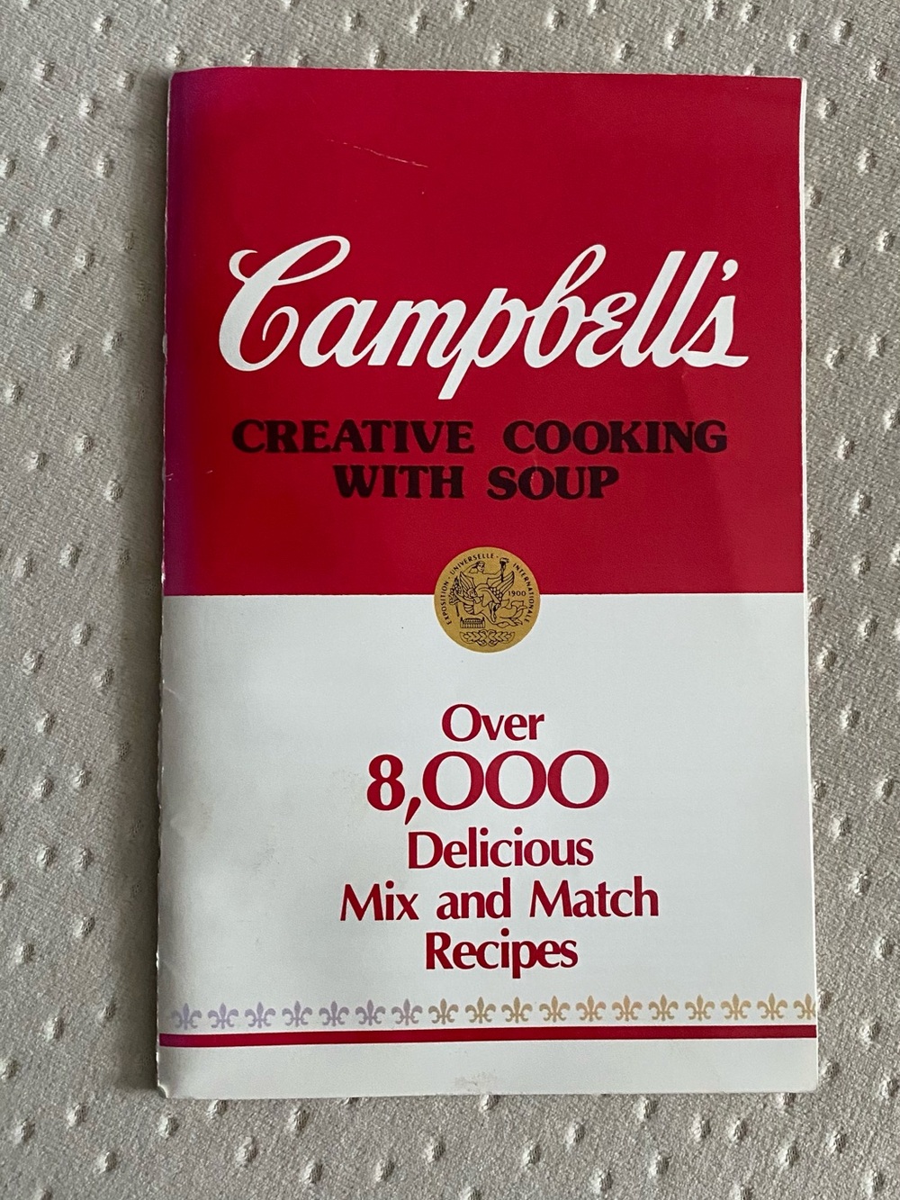 Creative Cooking with Soup Recipe Booklet - Red/White